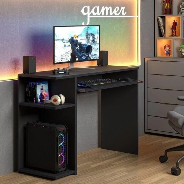 Escrivaninha Gamer Jm Preto - Jm3